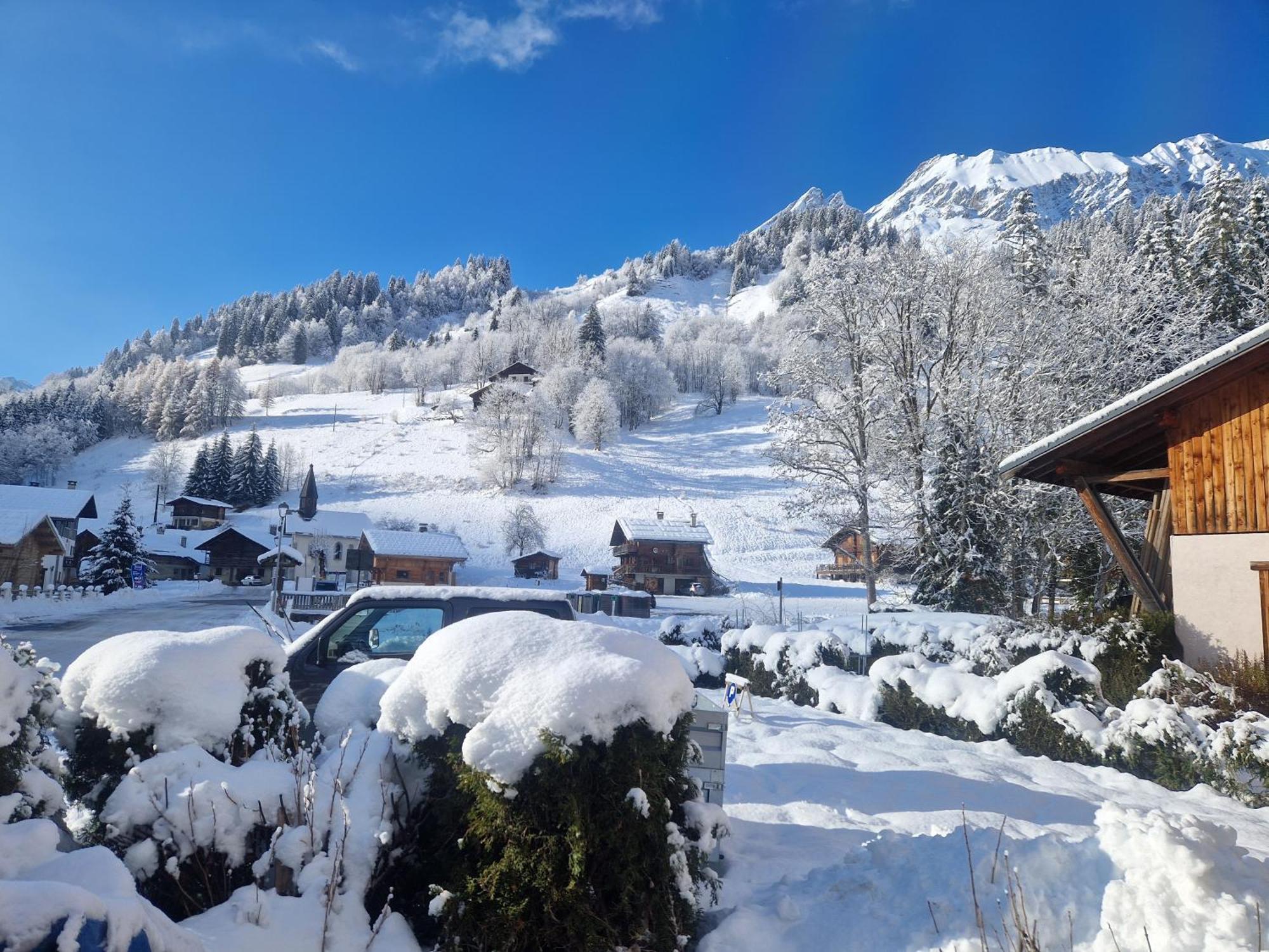 La Duchere 6 Personnes Le Plan La Giettaz Buitenkant foto